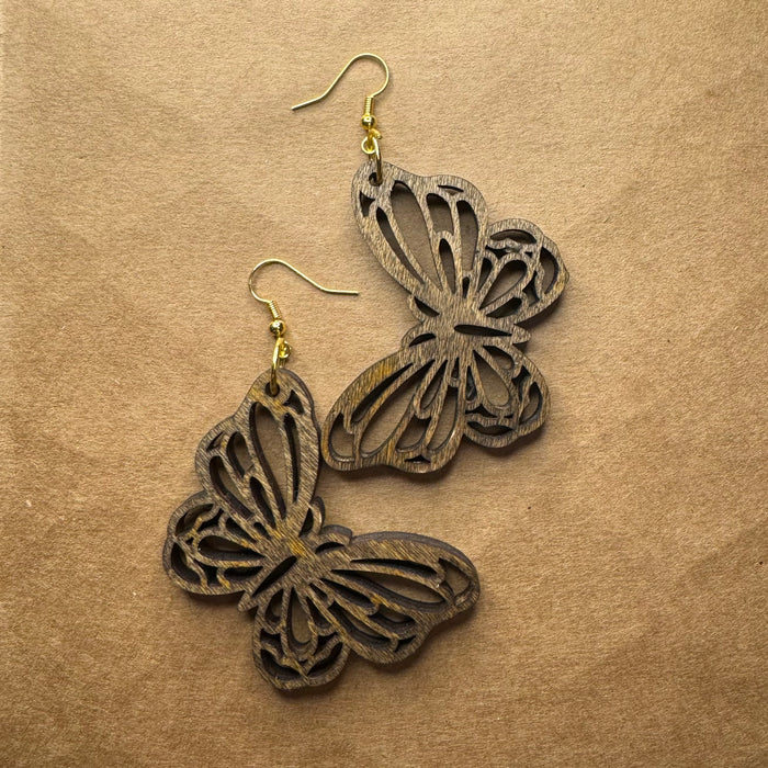 Large Butterfly Dangles