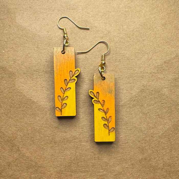 Yellow and Bronze Foliage Dangles