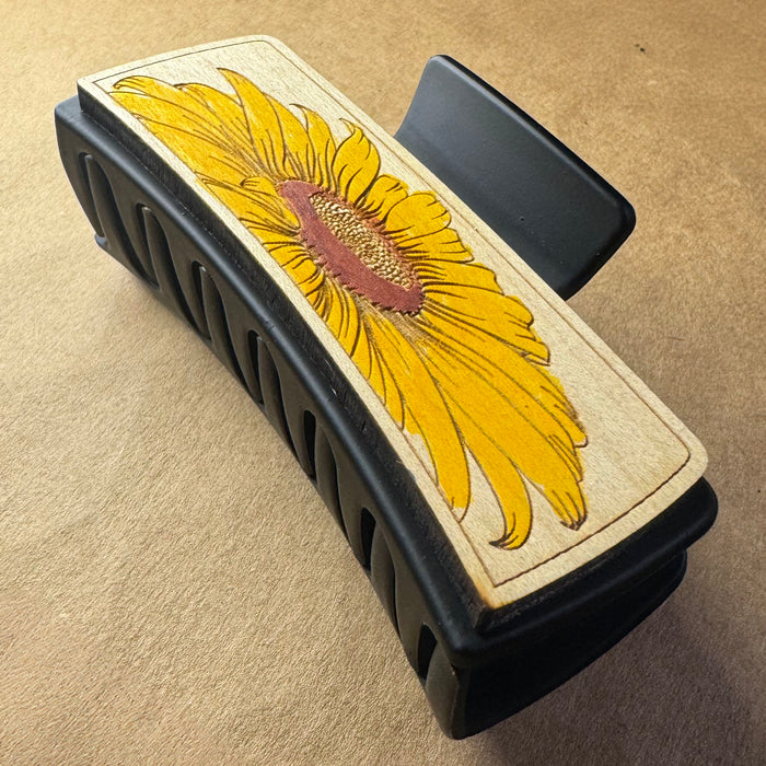 Sunflower Hair Clip, Large (5 inch)